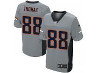 Men Nike NFL Denver Broncos #88 Demaryius Thomas Grey Shadow Limited Jersey