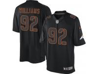 Men Nike NFL Denver Broncos #92 Sylvester Williams Black Impact Limited Jersey