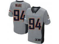 Men Nike NFL Denver Broncos #94 DeMarcus Ware Grey Shadow Limited Jersey