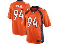 Men Nike NFL Denver Broncos #94 DeMarcus Ware Home Orange Limited Jersey