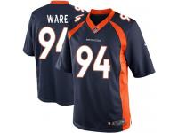 Men Nike NFL Denver Broncos #94 DeMarcus Ware Navy Blue Limited Jersey