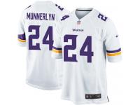 Men Nike NFL Minnesota Vikings #24 Captain Munnerlyn Road White Game Jersey