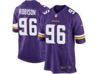 Men Nike NFL Minnesota Vikings #96 Brian Robison Home Purple Game Jersey