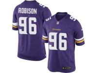 Men Nike NFL Minnesota Vikings #96 Brian Robison Home Purple Limited Jersey