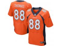 Men Nike NFL Nike Denver Broncos Demaryius Thomas Authentic Elite Orange Jersey