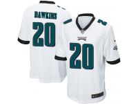 Men Nike NFL Philadelphia Eagles #20 Brian Dawkins Road White Game Jersey