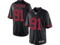 Men Nike NFL San Francisco 49ers #91 Arik Armstead Black Limited Jersey