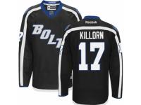 Men Reebok Tampa Bay Lightning #17 Alex Killorn Premier Black New Third NHL Jersey