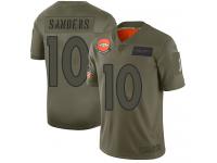 Men's #10 Limited Emmanuel Sanders Camo Football Jersey Denver Broncos 2019 Salute to Service