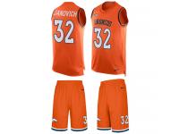 Men's Andy Janovich #32 Nike Orange Jersey - NFL Denver Broncos Tank Top Suit