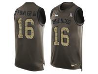 Men's Bennie Fowler #16 Nike Green Jersey - NFL Denver Broncos Salute to Service Tank Top