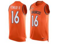 Men's Bennie Fowler #16 Nike Orange Jersey - NFL Denver Broncos Player Name & Number Tank Top