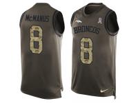 Men's Brandon McManus #8 Nike Green Jersey - NFL Denver Broncos Salute to Service Tank Top