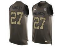 Men's Brendan Langley #27 Nike Green Jersey - NFL Denver Broncos Salute to Service Tank Top