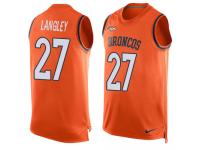 Men's Brendan Langley #27 Nike Orange Jersey - NFL Denver Broncos Player Name & Number