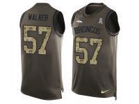 Men's Demarcus Walker #57 Nike Green Jersey - NFL Denver Broncos Salute to Service Tank Top