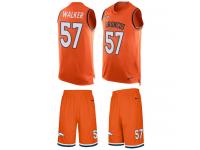 Men's Demarcus Walker #57 Nike Orange Jersey - NFL Denver Broncos Tank Top Suit