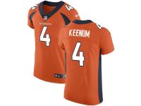 Men's Denver Broncos #4 Case Keenum Nike Orange Vapor Untouchable Elite Jersey