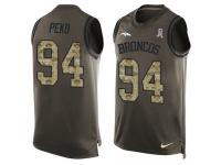 Men's Domata Peko #94 Nike Green Jersey - NFL Denver Broncos Salute to Service Tank Top