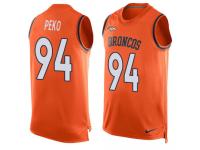 Men's Domata Peko #94 Nike Orange Jersey - NFL Denver Broncos Player Name & Number Tank Top