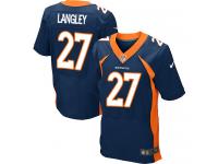 Men's Elite Brendan Langley #27 Nike Navy Blue Alternate Jersey - NFL Denver Broncos