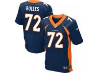 Men's Elite Garett Bolles #72 Nike Navy Blue Alternate Jersey - NFL Denver Broncos