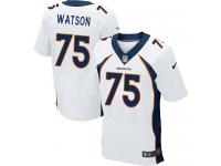 Men's Elite Menelik Watson #75 Nike White Road Jersey - NFL Denver Broncos