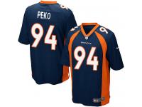 Men's Game Domata Peko #94 Nike Navy Blue Alternate Jersey - NFL Denver Broncos