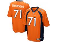 Men's Game Donald Stephenson Orange Jersey Home #71 NFL Denver Broncos Nike