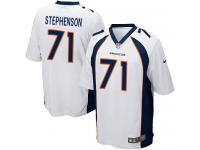 Men's Game Donald Stephenson White Jersey Road #71 NFL Denver Broncos Nike