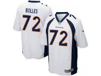 Men's Game Garett Bolles #72 Nike White Road Jersey - NFL Denver Broncos