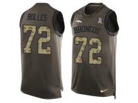 Men's Garett Bolles #72 Nike Green Jersey - NFL Denver Broncos Salute to Service Tank Top