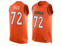 Men's Garett Bolles #72 Nike Orange Jersey - NFL Denver Broncos Player Name & Number Tank Top