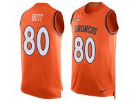 Men's Jake Butt #80 Nike Orange Jersey - NFL Denver Broncos Player Name & Number Tank Top