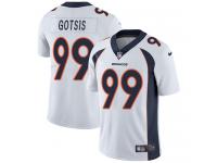 Men's Limited Adam Gotsis #99 Nike White Road Jersey - NFL Denver Broncos Vapor Untouchable