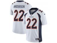 Men's Limited C.J. Anderson #22 Nike White Road Jersey - NFL Denver Broncos Vapor Untouchable