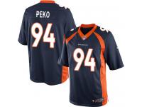 Men's Limited Domata Peko #94 Nike Navy Blue Alternate Jersey - NFL Denver Broncos