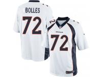 Men's Limited Garett Bolles #72 Nike White Road Jersey - NFL Denver Broncos