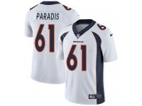 Men's Limited Matt Paradis #61 Nike White Road Jersey - NFL Denver Broncos Vapor Untouchable