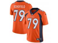 Men's Limited Michael Schofield #79 Nike Orange Home Jersey - NFL Denver Broncos Vapor Untouchable