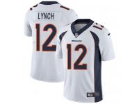 Men's Limited Paxton Lynch #12 Nike White Road Jersey - NFL Denver Broncos Vapor Untouchable