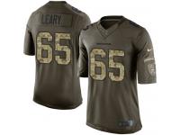 Men's Limited Ronald Leary #65 Nike Green Jersey - NFL Denver Broncos Salute to Service