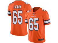 Men's Limited Ronald Leary #65 Nike Orange Jersey - NFL Denver Broncos Rush