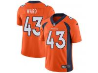 Men's Limited T.J. Ward #43 Nike Orange Home Jersey - NFL Denver Broncos Vapor Untouchable