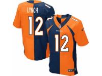 Men's Nike Denver Broncos #12 Paxton Lynch Elite Team Alternate Two Tone NFL Jersey