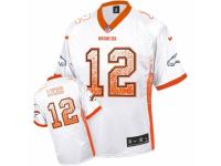 Men's Nike Denver Broncos #12 Paxton Lynch Elite White Drift Fashion NFL Jersey