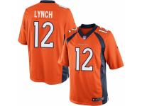 Men's Nike Denver Broncos #12 Paxton Lynch Limited Orange Team Color NFL Jersey