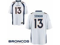 Men's Nike Denver Broncos #13 Trevor Siemian Game White NFL Jersey