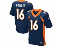 Men's Nike Denver Broncos #16 Bennie Fowler Elite Navy Blue Alternate NFL Jersey