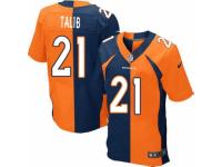 Men's Nike Denver Broncos #21 Aqib Talib Elite Team Alternate Two Tone NFL Jersey